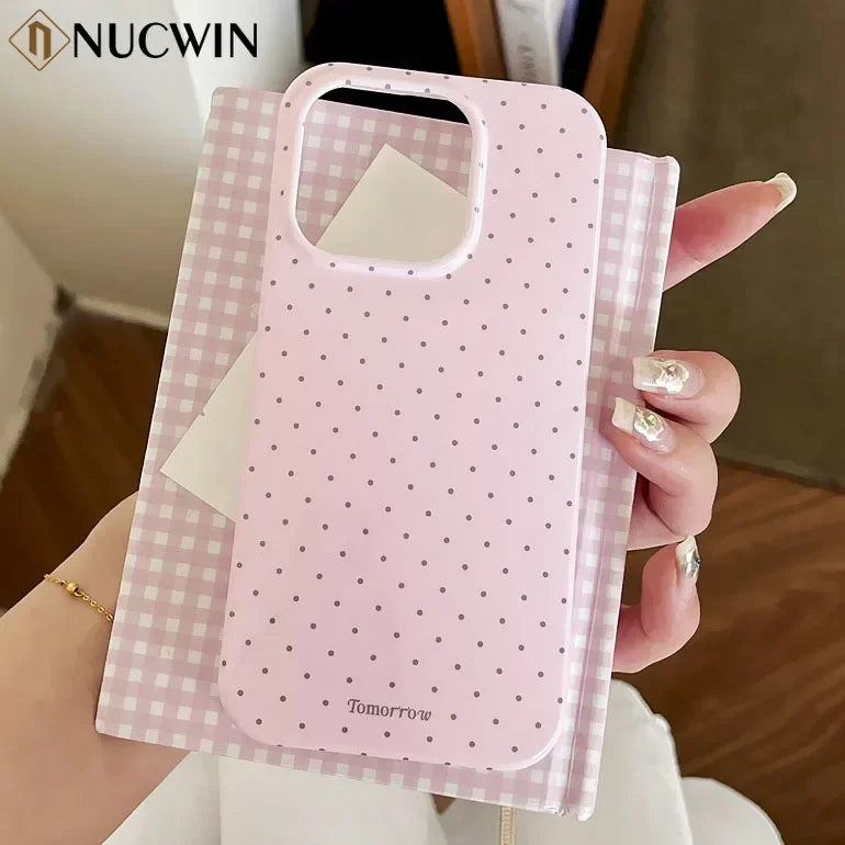INS Polka Dot Small Fresh Mobile Phone Case for iPhone 17 16 15 14 13 12 Pro Max 11 Ultra Slim Shockproof Cover for iPhone Air   4.6   619 Reviews   ౹   5,000+ sold