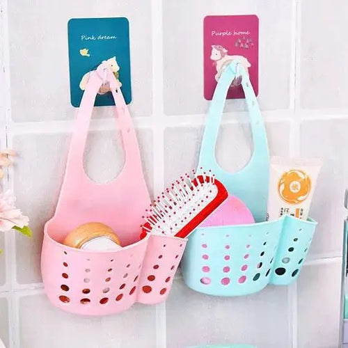 1/2pcsKitchen Sink Storage Rack Faucet Storage Rack Sponge Rag Drain Basket Bathroom Soap Rack Kitchen Bathroom Accessories