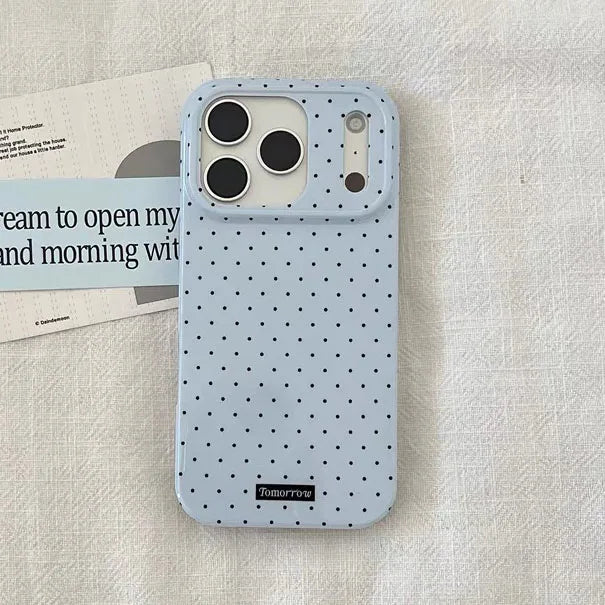 INS Polka Dot Small Fresh Mobile Phone Case for iPhone 17 16 15 14 13 12 Pro Max 11 Ultra Slim Shockproof Cover for iPhone Air   4.6   619 Reviews   ౹   5,000+ sold