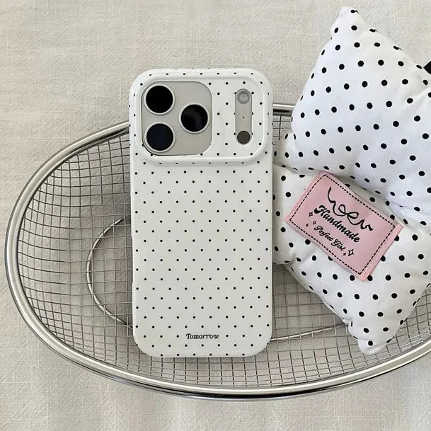 INS Polka Dot Small Fresh Mobile Phone Case for iPhone 17 16 15 14 13 12 Pro Max 11 Ultra Slim Shockproof Cover for iPhone Air   4.6   619 Reviews   ౹   5,000+ sold